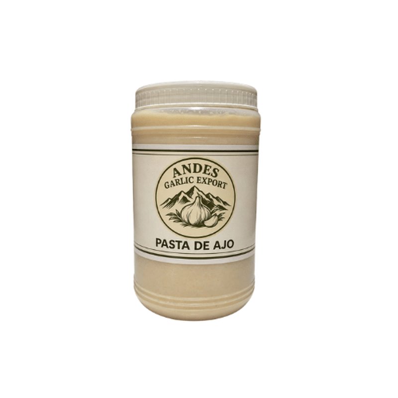 Envase pasta de ajo Andes Garlic Export